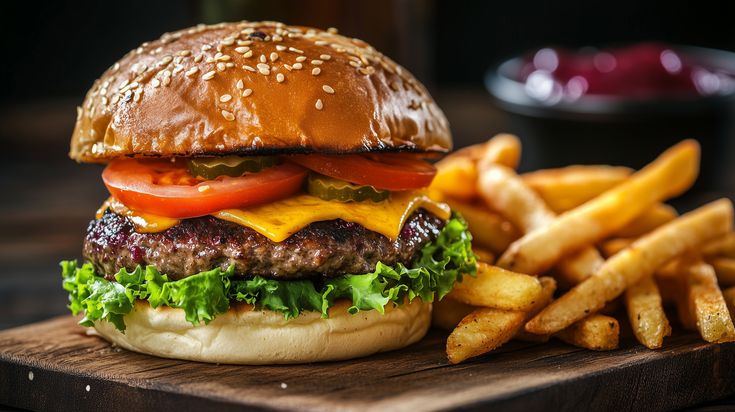 burger with fries 3